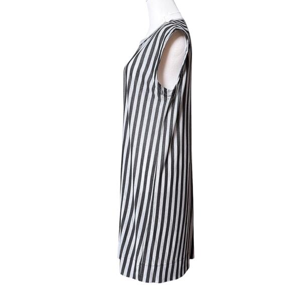 DIESEL Striped T-Shirt Dress Mini Size M Viscose Fabric Sleeveless - Picture 3 of 8